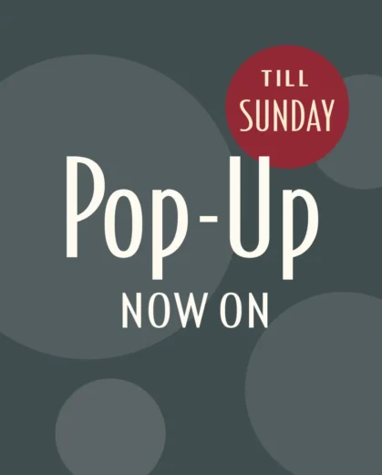 Pop-Up Now On